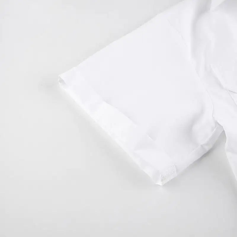 Kiara Twist Front Collared Cropped Top