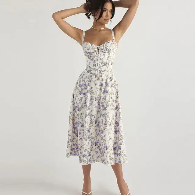 Summer Floral A-line Dress