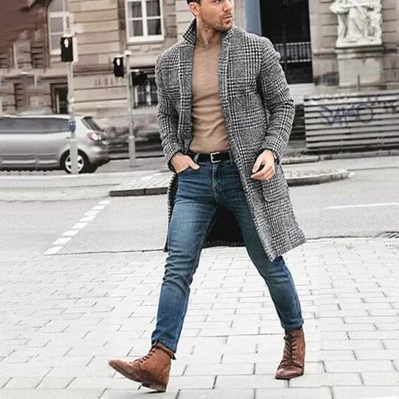 Casual Wool Coats And Long Sleeve Jacket
