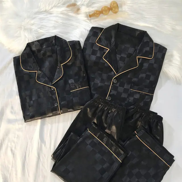 Couple/individual Luxury Silk Pajamas Sets