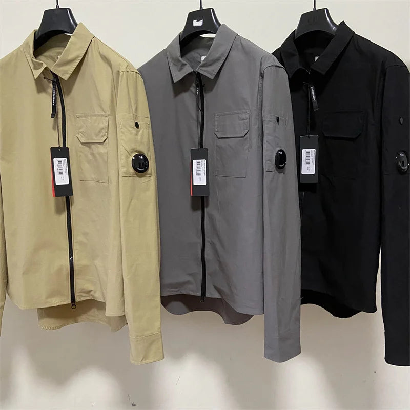 Men's Cotton Jacket Casual Shirt