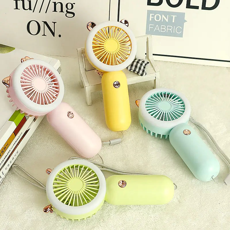 Mini Portable Pocket Fans USB Charging Desktop Dormitory Home Gift Student Outdoor Travel