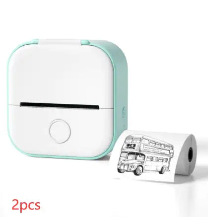 Portable Mini Thermal Label Printer Home Photo Printer Bluetooth Mini Label Printer Price Tag