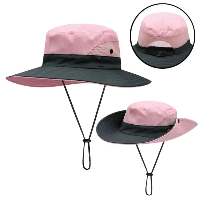 Camping and Outdoor Sun Block Hat