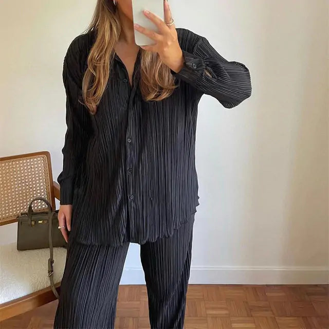 Women's Solid Suit Set