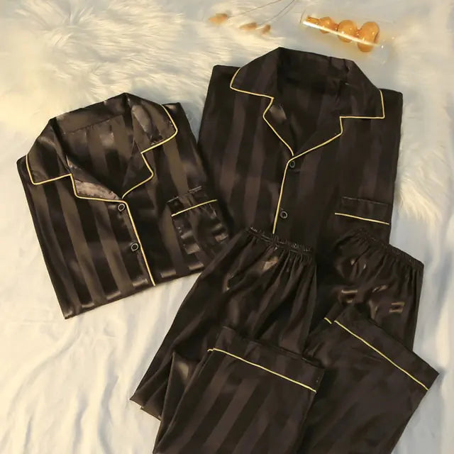 Couple/individual Luxury Silk Pajamas Sets