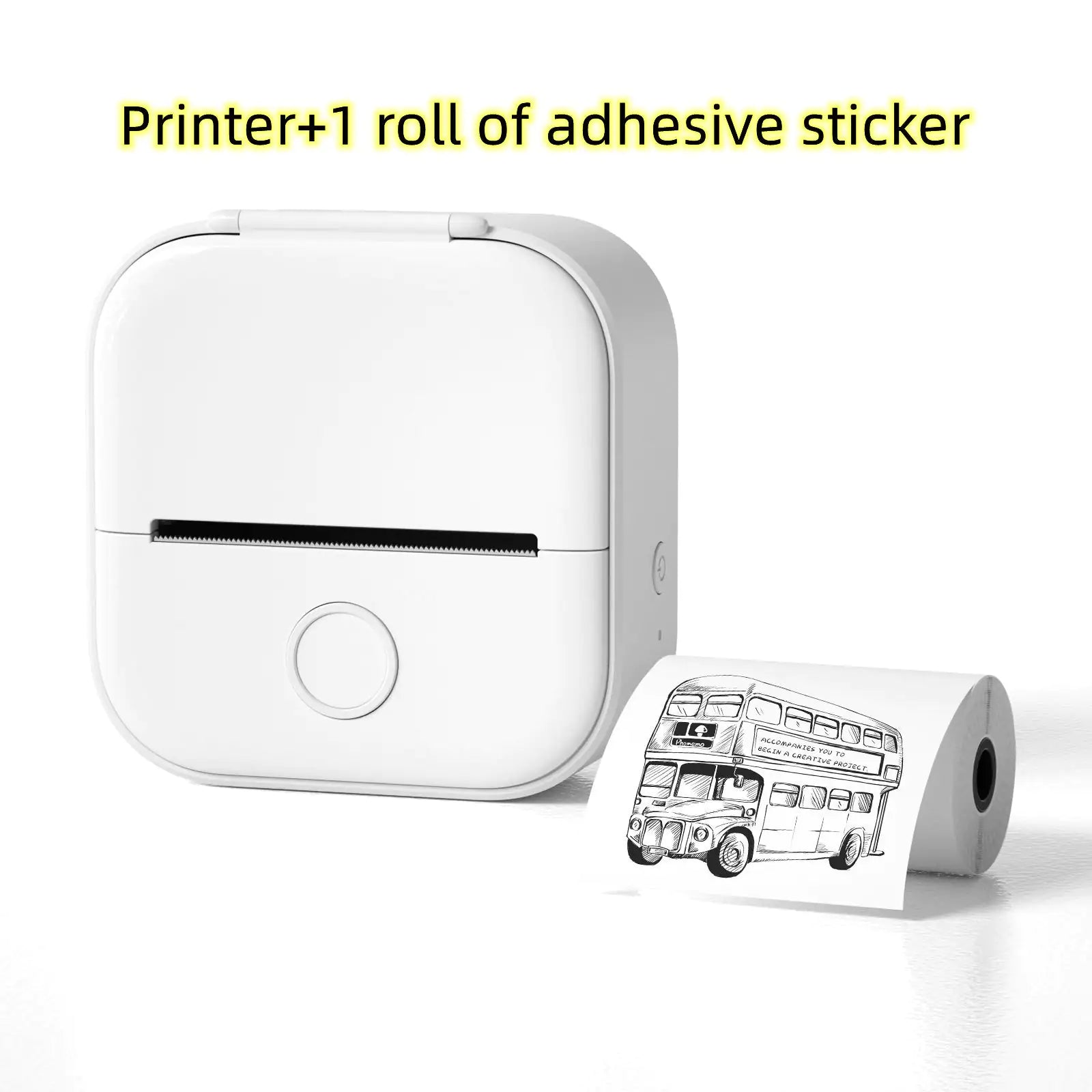 Portable Mini Thermal Label Printer Home Photo Printer Bluetooth Mini Label Printer Price Tag