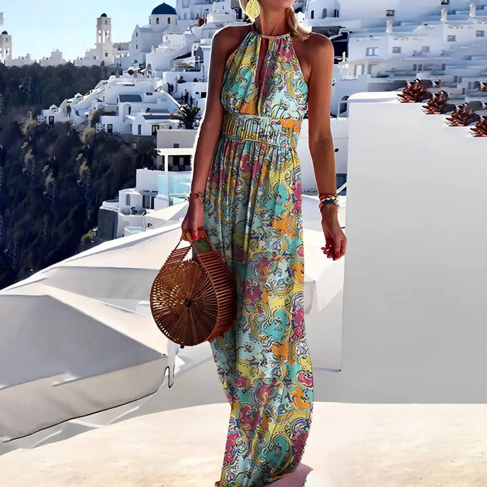 Sleeveless Bohemian Dress