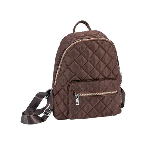 Nylon Quilted Backpack