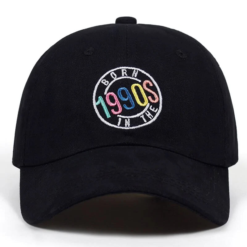 7990s Embroidery Cap: Unisex Fashion Dad Hat