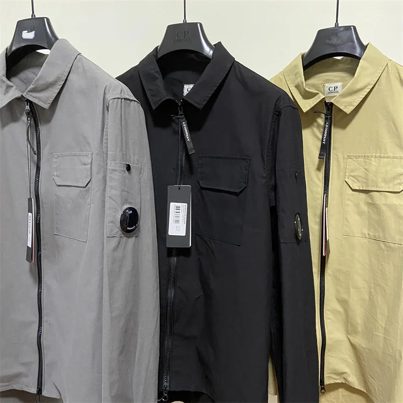 Men's Cotton Jacket Casual Shirt