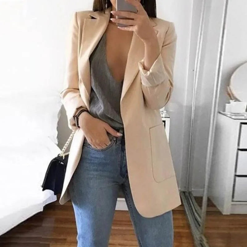 Women's Casual Long Sleeve Business Suit