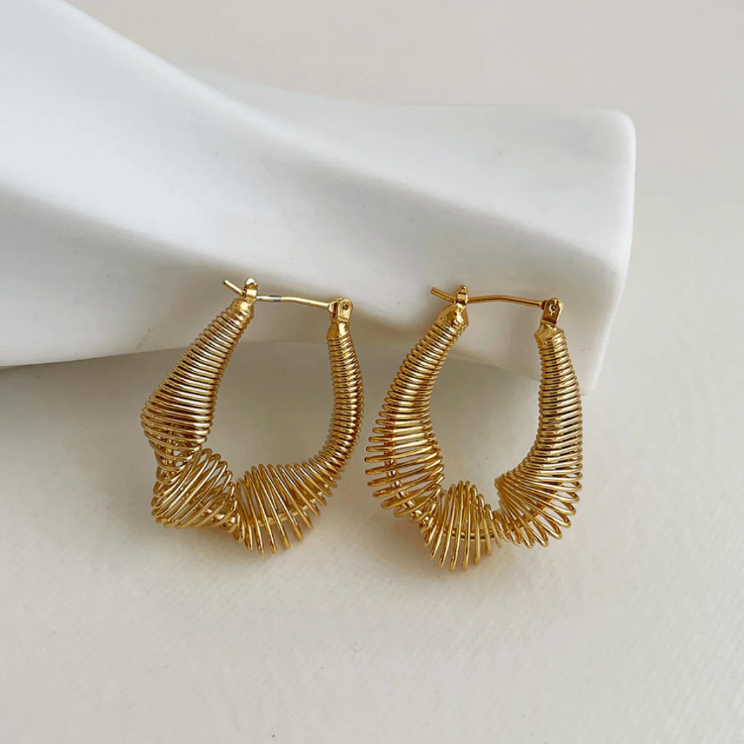 Elegant Twist Earrings