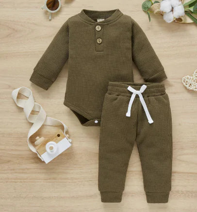 Toddler 2Pcs Suit Long Sleeve Romper