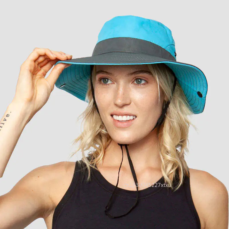 Camping and Outdoor Sun Block Hat