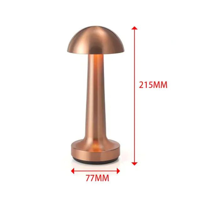 Retro Desk Table Lamp Rechargeable Wireless Touch Sensor Night Light for Restaurant Coffee Bedroom Bedside Home Decor Lamps