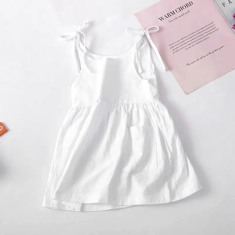 Baby's Solid Colour Summer Dress