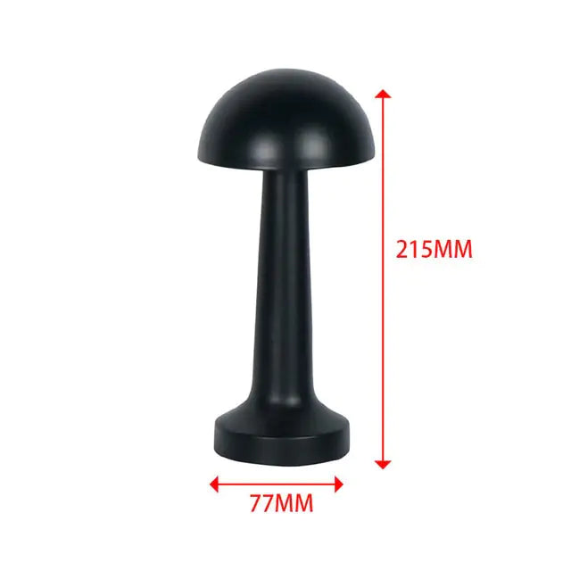 Retro Desk Table Lamp Rechargeable Wireless Touch Sensor Night Light for Restaurant Coffee Bedroom Bedside Home Decor Lamps