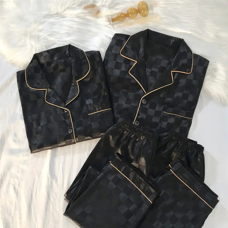 Couple/individual Luxury Silk Pajamas Sets