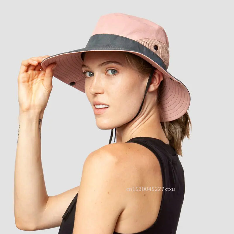 Camping and Outdoor Sun Block Hat