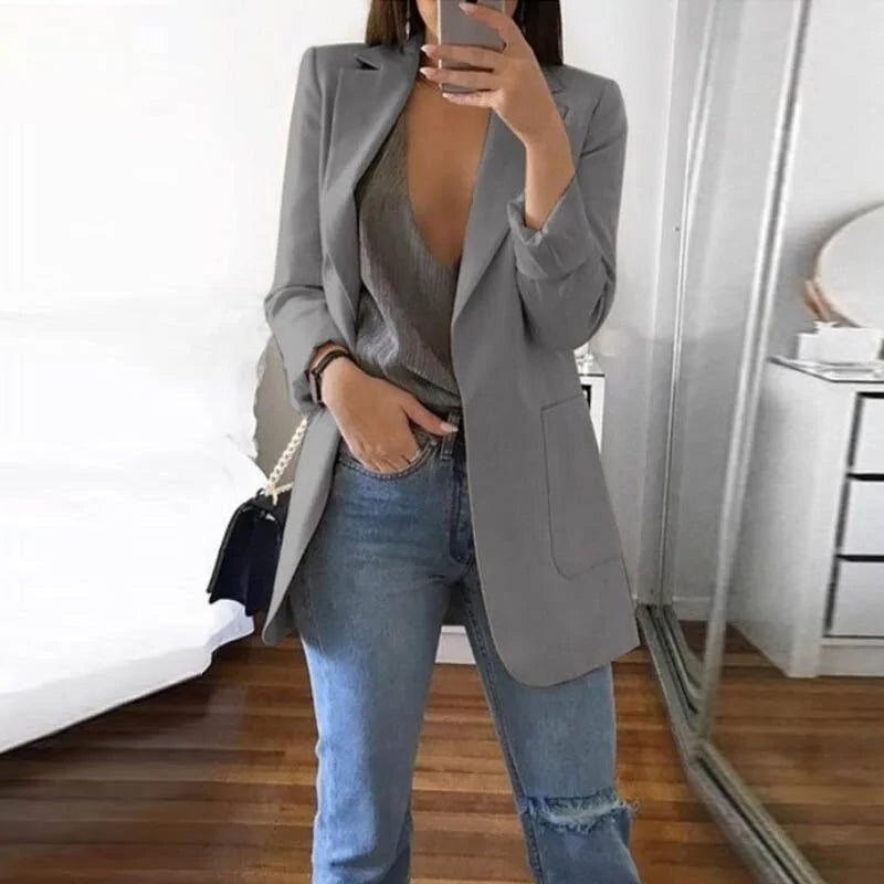 Women's Casual Long Sleeve Business Suit