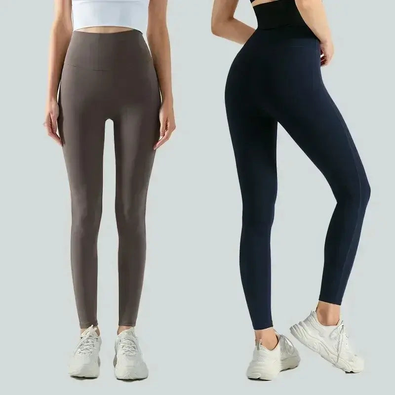 High Waist Naked Feeling Leggings Women Fitness Running Alos Yoga With Logo Leggings Pants Energy Gym Tight Casual Workout