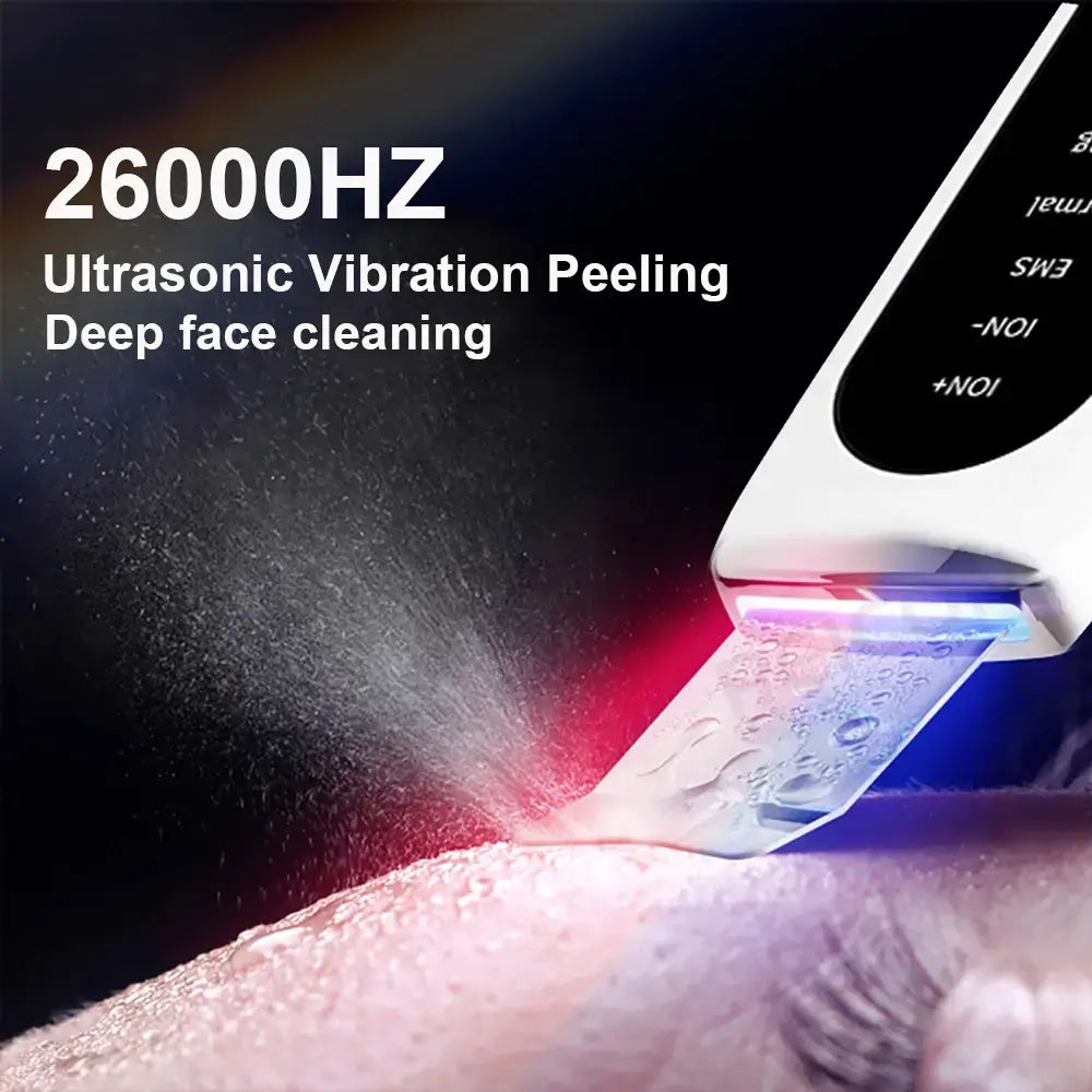 Ultrasonic Skin Peeling Blackhead Remover Deep Face Acne Pore Facial Cleanser