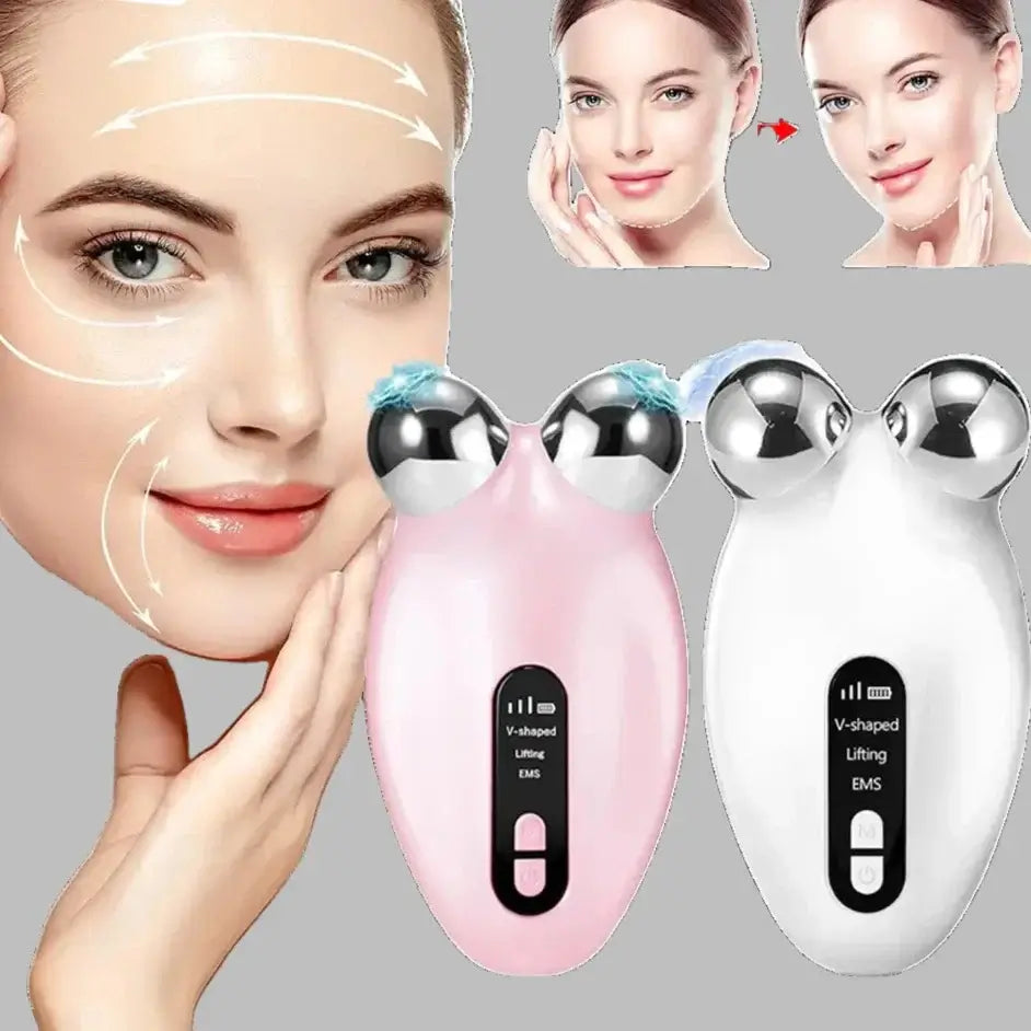 EMS Microcurrent Skin Tighten Rejuvenation Anti Wrinkle Double Chin Remover Device