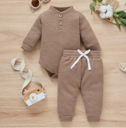 Toddler 2Pcs Suit Long Sleeve Romper