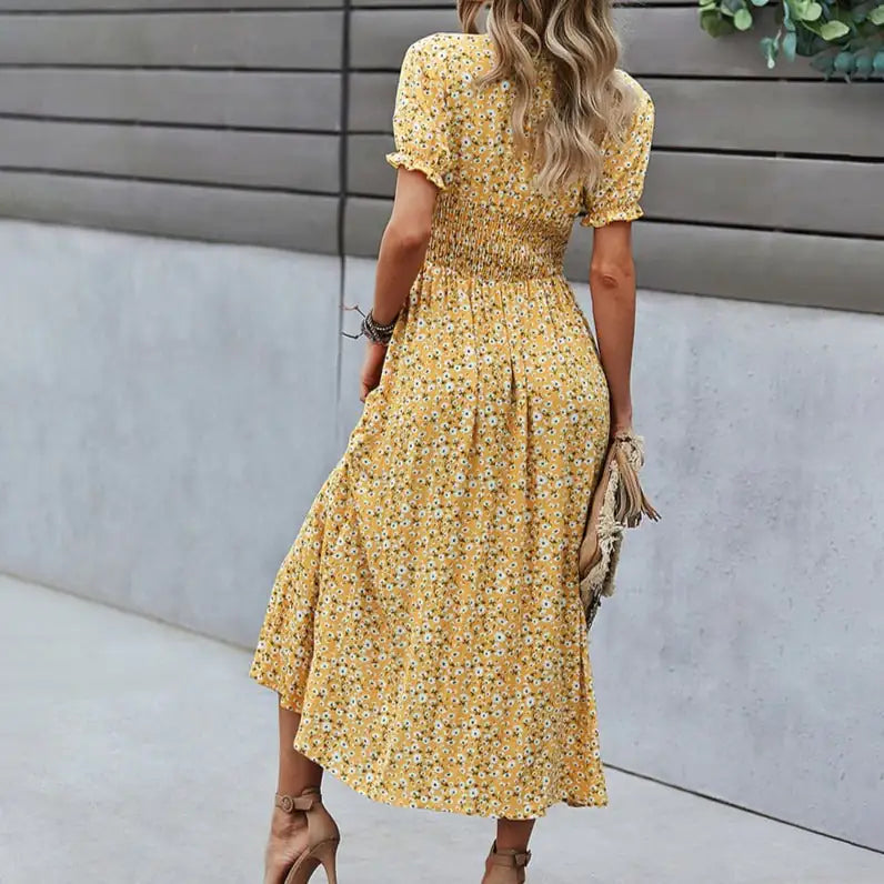 Women's Floral Midi Dress