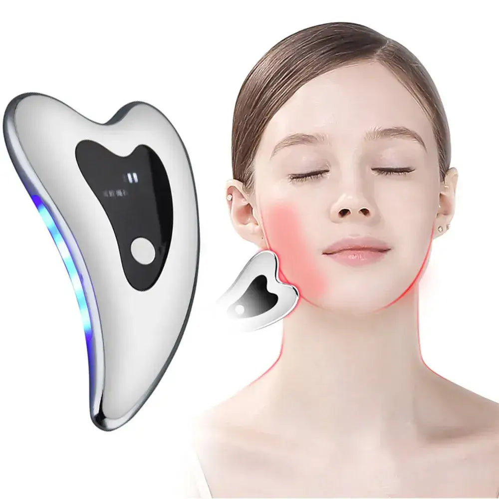 Skin Scraping Facial Lifting Tighten Anti Wrinkle Double Chin Remover Neck Electric Massager