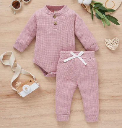 Toddler 2Pcs Suit Long Sleeve Romper