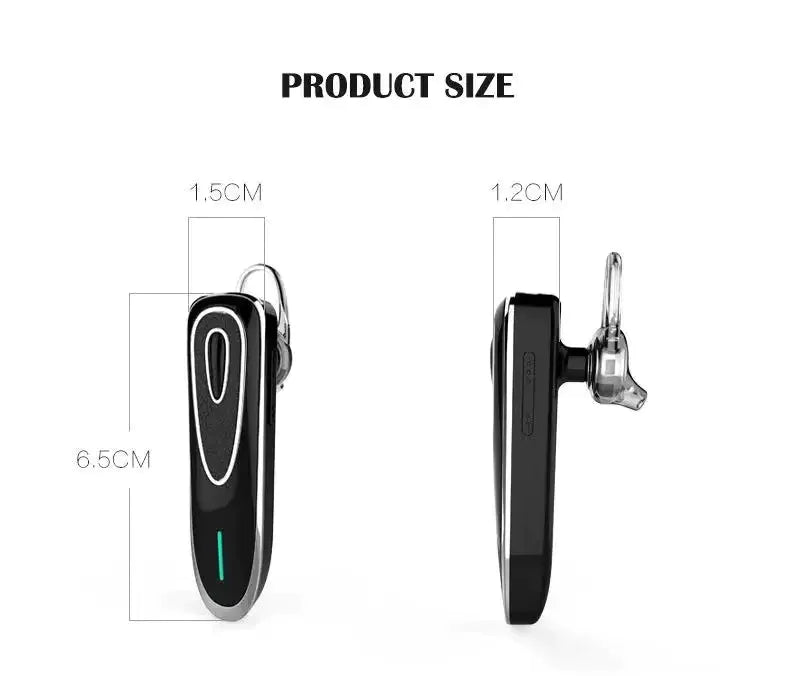 Earpiece Bluetooth Wireless Handsfree Driving Headset Headphone Microphone