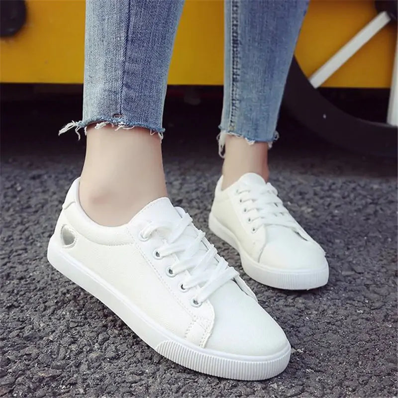 Comfy Skate White Shoes