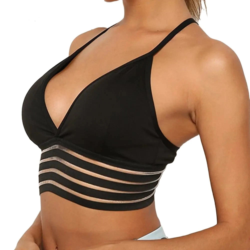 Seamless Breathable Women's Sports Bra: Workout Crop Top