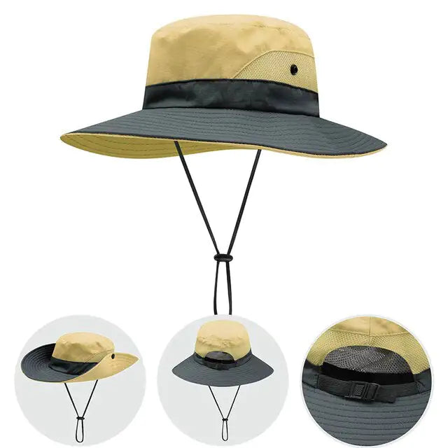 Camping and Outdoor Sun Block Hat