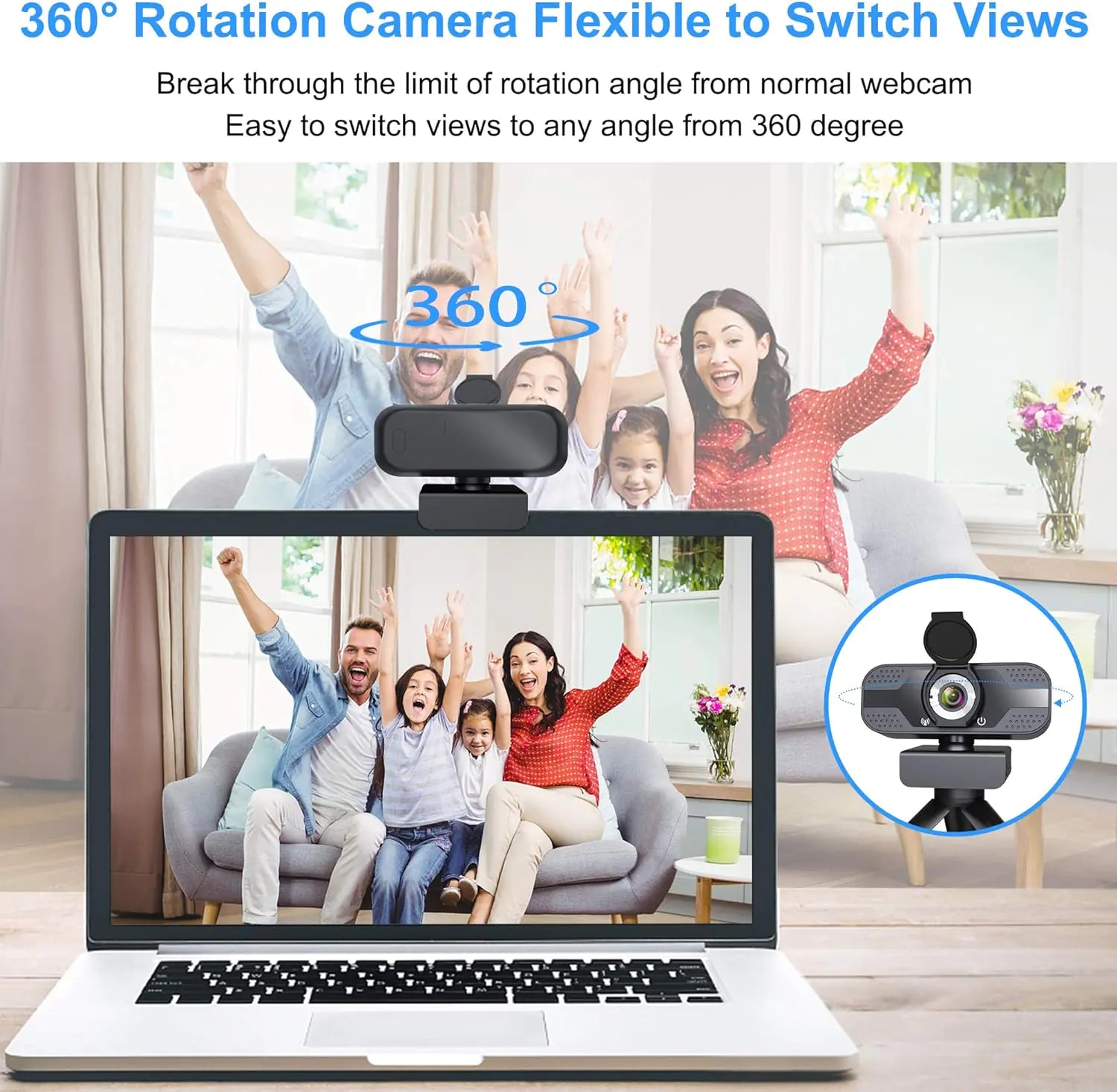 1080P HD Webcam with Microphone