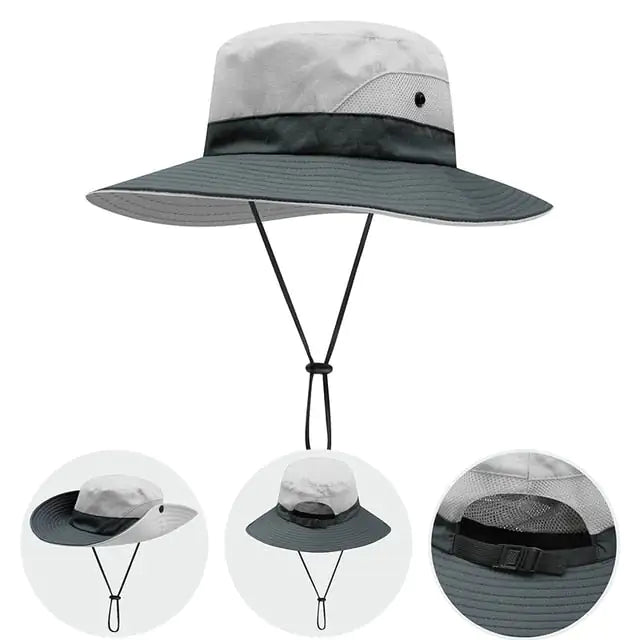 Camping and Outdoor Sun Block Hat