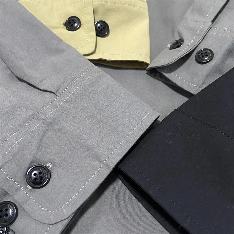 Men's Cotton Jacket Casual Shirt