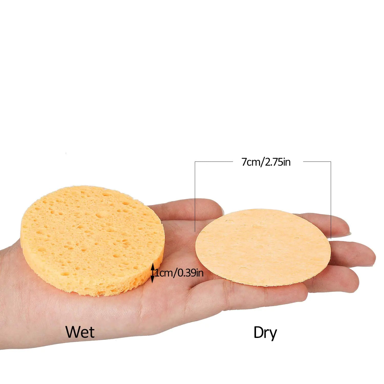 50/20/10pcs Soft Facial Cleaning/Washing Sponge