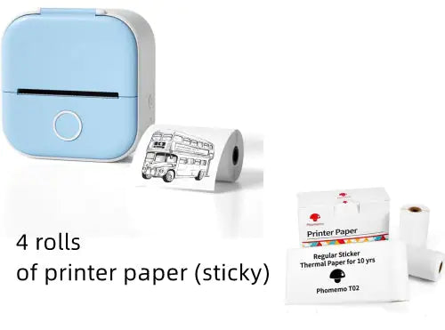 Portable Mini Thermal Label Printer Home Photo Printer Bluetooth Mini Label Printer Price Tag