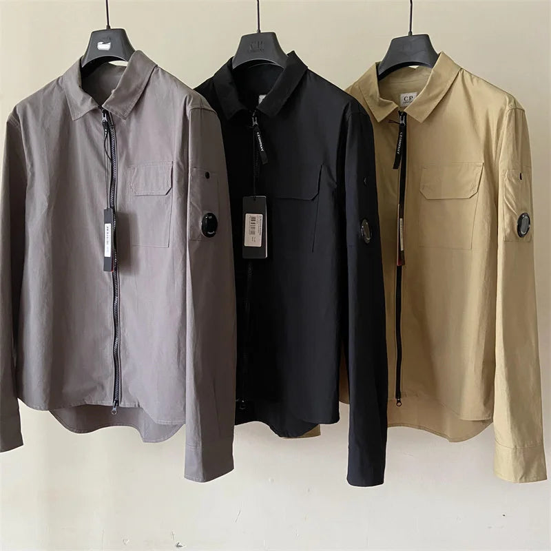 Men's Cotton Jacket Casual Shirt