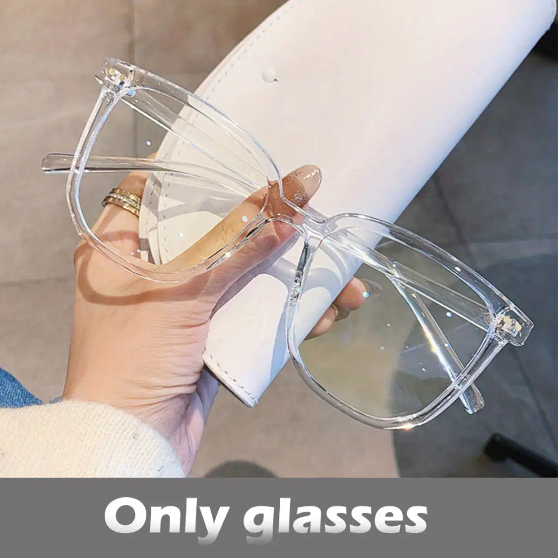 Fashion Square Myopia Glasses