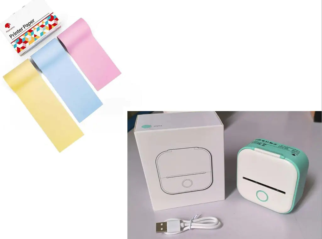 Portable Mini Thermal Label Printer Home Photo Printer Bluetooth Mini Label Printer Price Tag