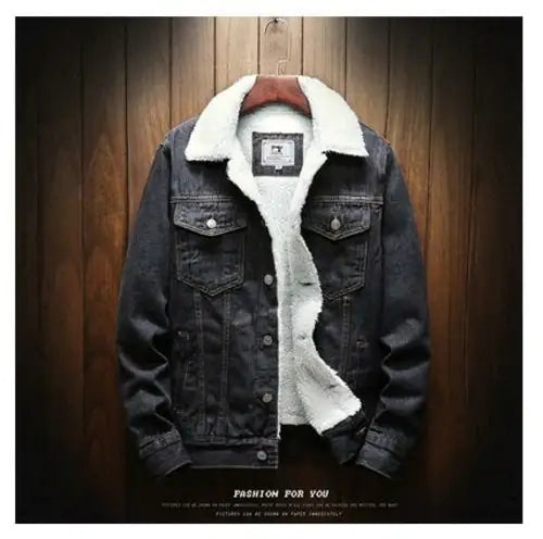 Men's Light Blue Denim Coat