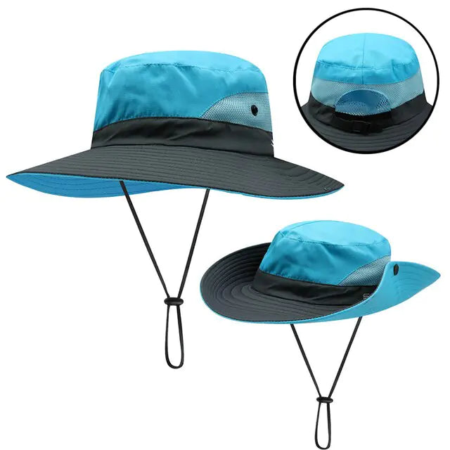 Camping and Outdoor Sun Block Hat