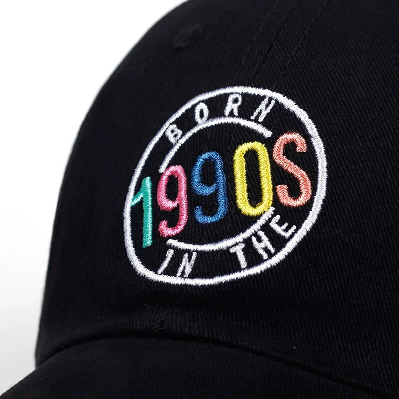 7990s Embroidery Cap: Unisex Fashion Dad Hat