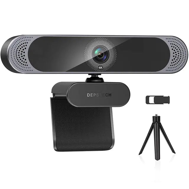 Plug And Play 4K HD Webcam With Microphone