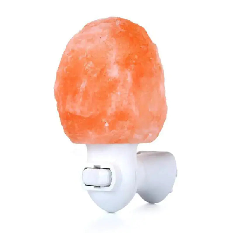 Himalayan Salt Lamp Natural Crystal Hand Carved Night Light Home Decor Air Purifying with Plug Release negative ions