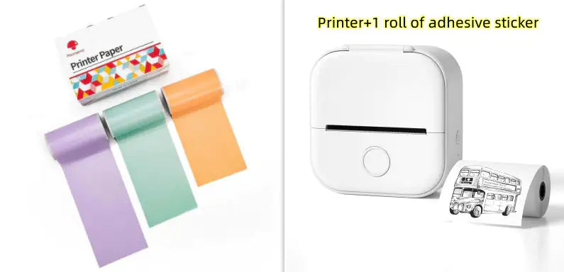 Portable Mini Thermal Label Printer Home Photo Printer Bluetooth Mini Label Printer Price Tag